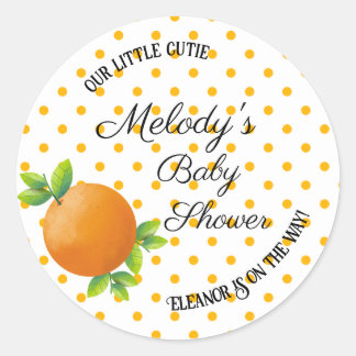 Little Cutie Baby Shower Stickers Runt Klistermärke