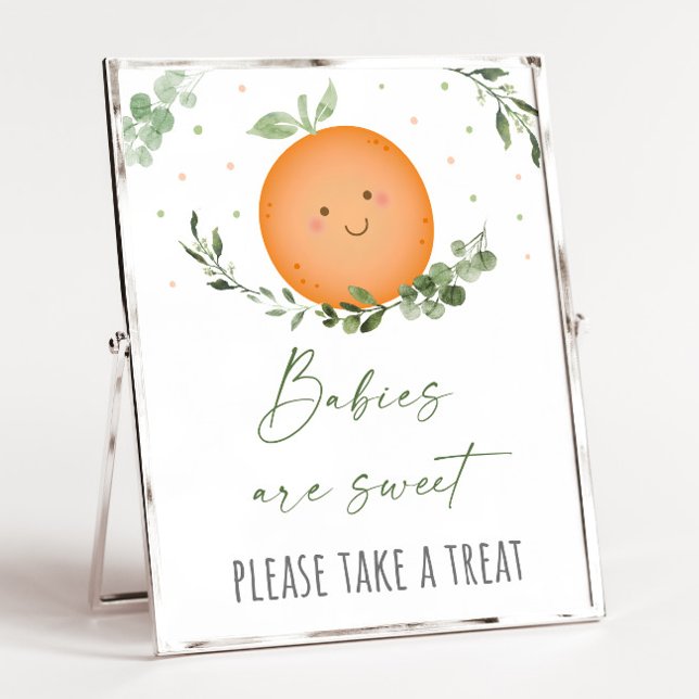 Little Cutie Baby Shower Treat Sign Poster (Skapare uppladdad)
