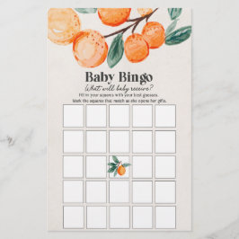 Little cutie babydusch baby bingo-spel