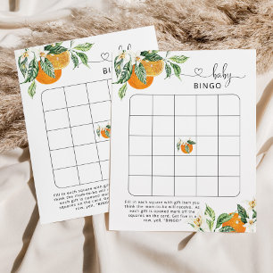Little cutie babydusch bingo-spel