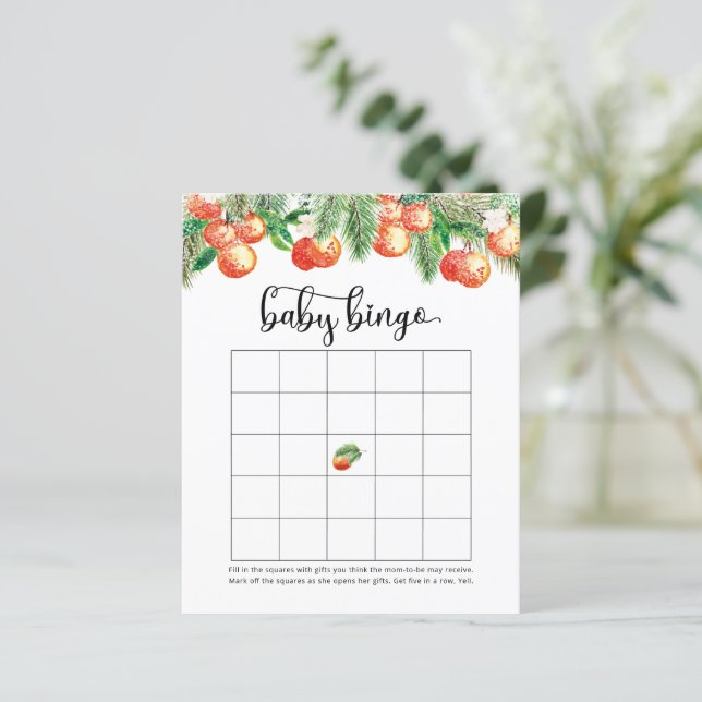 Little cutie babydusch bingo-spel (Stående Fram)
