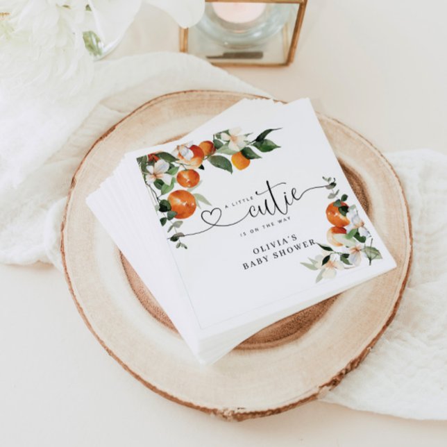 Little cutie babydusch pappersservett (Skapare uppladdad)