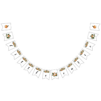 Little Cutie Banner Little Cutie Baby Shower Banne Vimplar