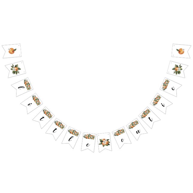 Little Cutie Banner Little Cutie Baby Shower Banne Vimplar (Alla)