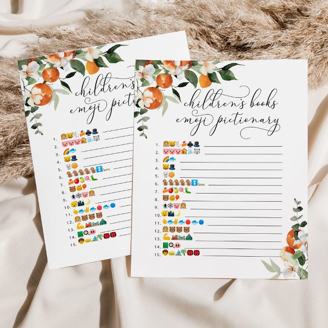 Little Cutie barnböcker emoji pictionary spel (Skapare uppladdad)