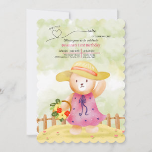 Little Cutie Birthday-inbjudan Inbjudningar