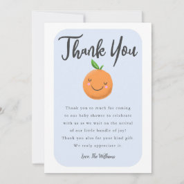 Little Cutie Blue Baby Shower Tack Kort