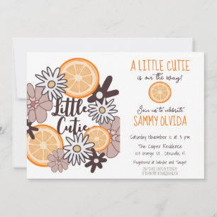 Little Cutie Boho Baby Shower Inbjudningar