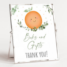 Little Cutie Bokar och Gifts Baby Shower Sign Sign Poster