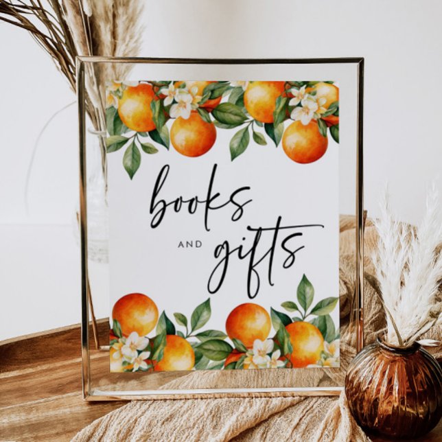 Little Cutie Bokar och Gifts Sign Orange Citrus Poster (Skapare uppladdad)