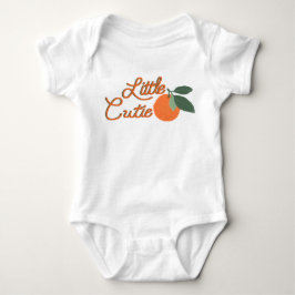 Little Cutie Citrus Baby Bodykostym med vattenfärg T Shirt