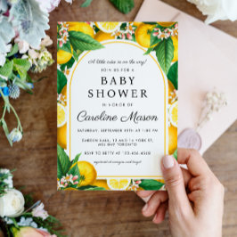 Little Cutie Citrus Baby Shower Inbjudningar