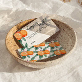 Little Cutie Citrus Diaper Raffle Game Entry Tilläggskort