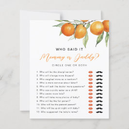 Little Cutie Citrus Orange gissar vem som spelar v