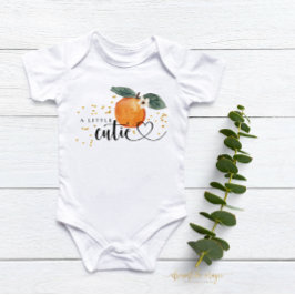 Little Cutie Citrus Tangerine Cute Fruit Baby T Shirt