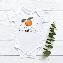 Little Cutie Citrus Tangerine Cute Fruit Baby