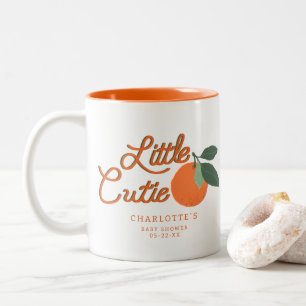 Little Cutie Clementine Baby Shower Favor Mugg