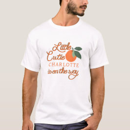 Little Cutie Clementine Baby Shower T-Shirt - Citr