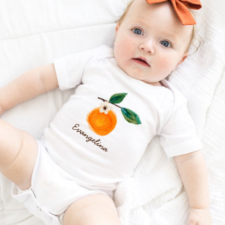 Little Cutie Clementine Girl Namn T Shirt