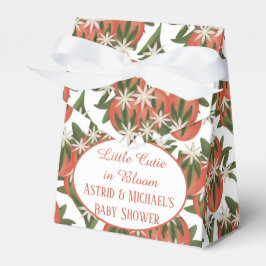 Little Cutie Clementine Neutralt Baby Shower Presentaskar