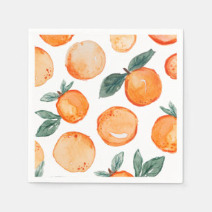 Little Cutie Clementine Party Napkins Pappersservett
