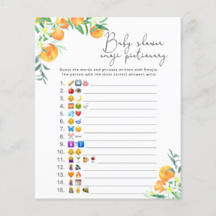 Little cutie Emoji bild-babydusch