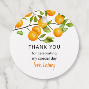 Little Cutie Födelsedagsfest Gåvor Etiketter