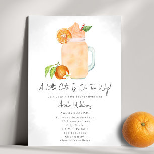 Little Cutie Fruit Smoothie Girl Shower Inbjudningar