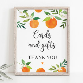 Little Cutie Greenery Blommigt Cards and Gifts Sig Poster