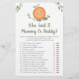 Little Cutie Greenery gissar vem som sa att det sp