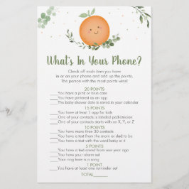 Little Cutie Greenery What's in your Mobil Game