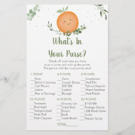 Little Cutie Greenery What's in your Purse Game