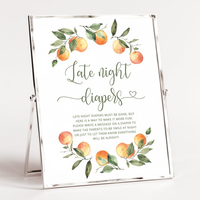 Little Cutie Late Night Diaper Poster (Skapare uppladdad)