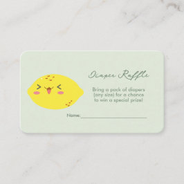 Little Cutie Lemon Citrus Diaper Raffle Tilläggskort