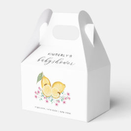 Little Cutie Lemon Citrus Garden Baby Shower Presentaskar