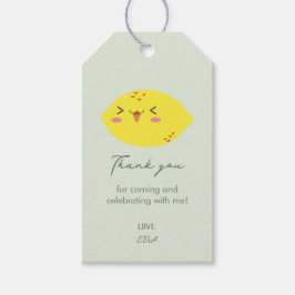 Little Cutie Lemon Citrus Tack Presentetikett