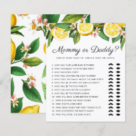 Little Cutie Mamma eller Baby Shower Game