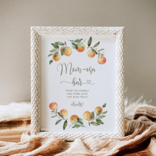 Little cutie Mamma-osa pub-tecken Poster