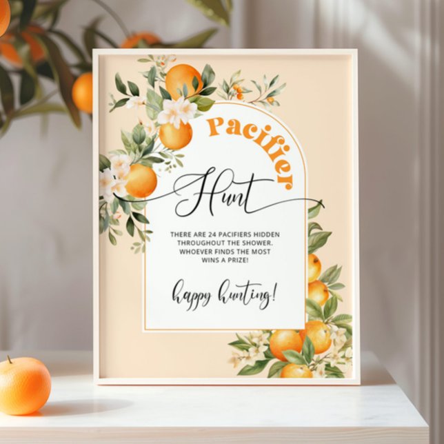 Little cutie Nappar jagar babyduschspel Poster (Skapare uppladdad)