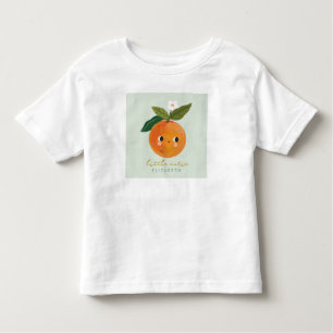 Little Cutie Orange Baby T Shirt