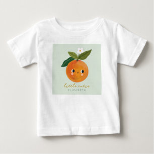 Little Cutie Orange Baby T Shirt