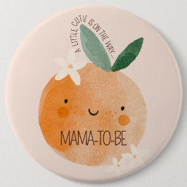 Little Cutie Orange Citrus Botanical Baby Shower Knapp