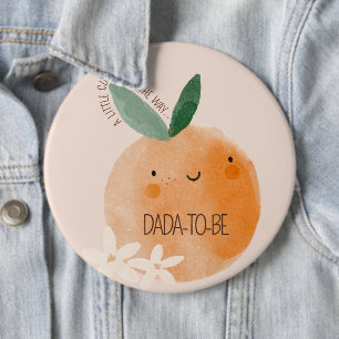 Little Cutie Orange Citrus Botanical Baby Shower Knapp