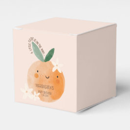 Little Cutie Orange Citrus Botanical Baby Shower Presentaskar