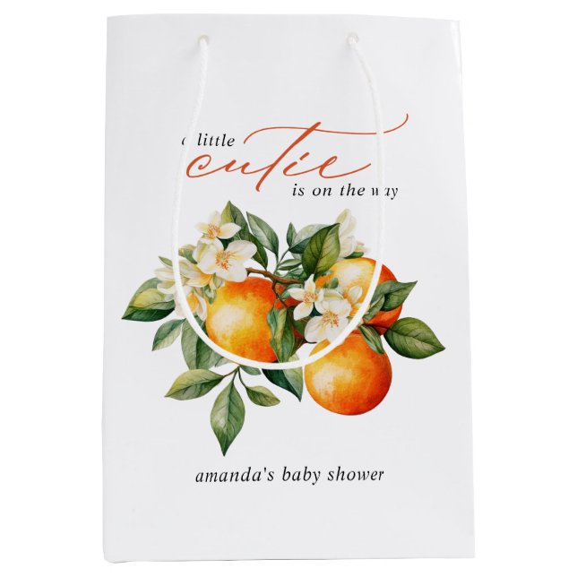 Little Cutie Orange Clementine Baby Shower (Framsidan)