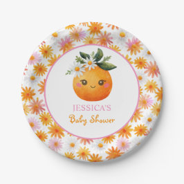 Little Cutie Orange Fruit with Daisys Baby Shower