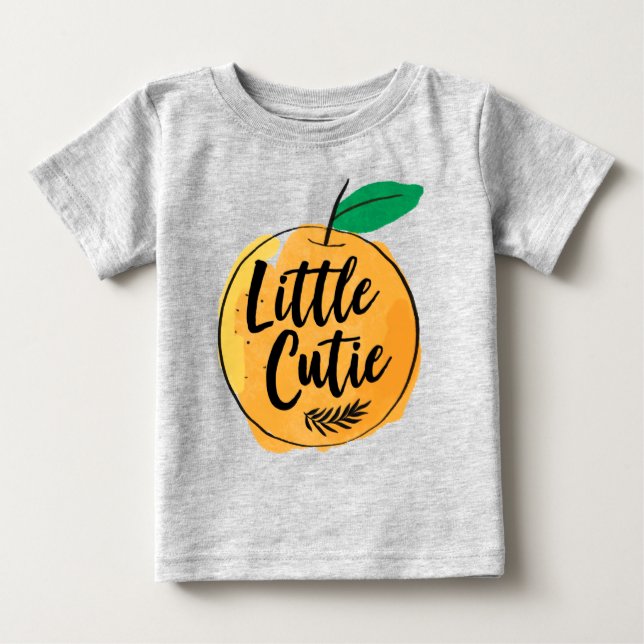 Little Cutie Orange Shirt T Shirt (Framsida)