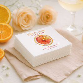 Little Cutie Orange Slice Baby Shower  Pappersservett