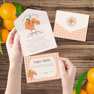 Little Cutie på vägen   Babykläder för Orange av l