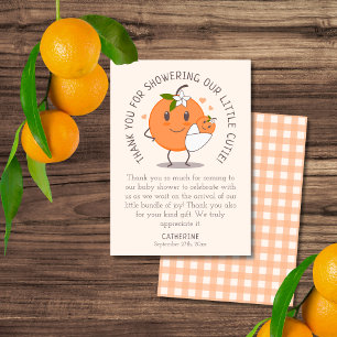 Little Cutie på vägen Babykläder för Orange av l Tack Kort